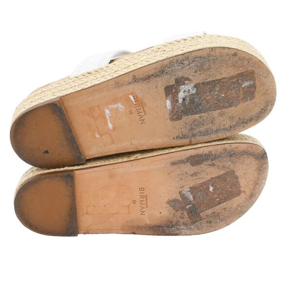 Alexandre Birman - Tan Leather Slide Sandals Sz 9.5 Birman Sandals main image 4